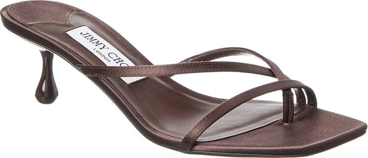 Jimmy Choo Etana 50 Satin Mule