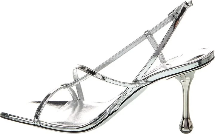 Jimmy Choo Etana 80 Leather Sandal - Image 2