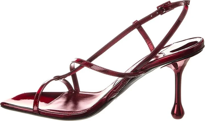 Jimmy Choo Etana 80 Leather Sandal - Image 2