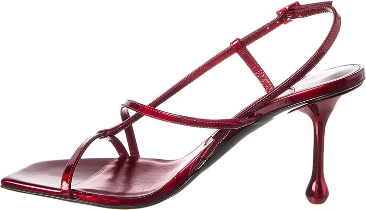 Jimmy Choo Etana 80 Leather Sandal - Image 2