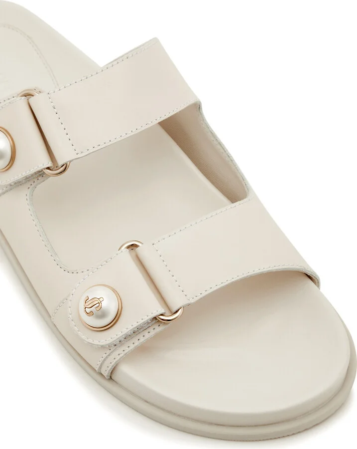 Jimmy Choo Fayence Embellished Leather Sandals - Image 4