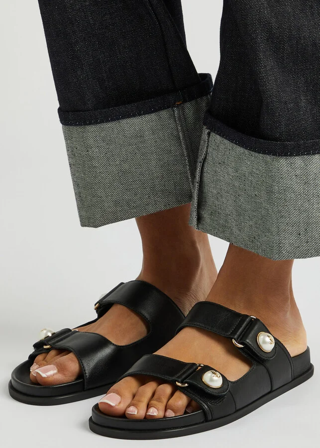 Jimmy Choo Fayence Embellished Leather Sandals - Image 10