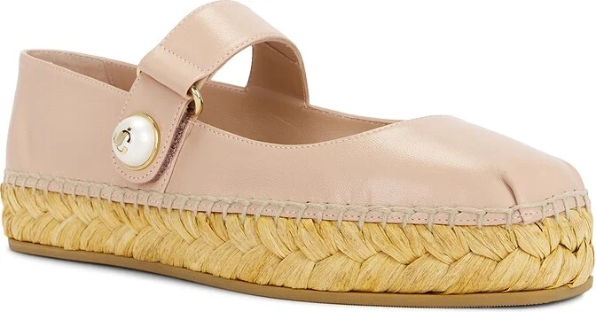 Jimmy Choo Fayence Espadrille in Neutral - Image 2