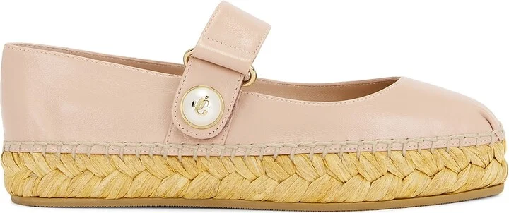 Jimmy Choo Fayence Espadrille in Neutral