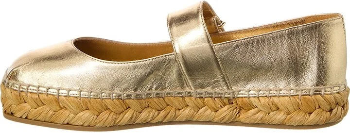 Jimmy Choo Fayence Leather Espadrille - Image 2