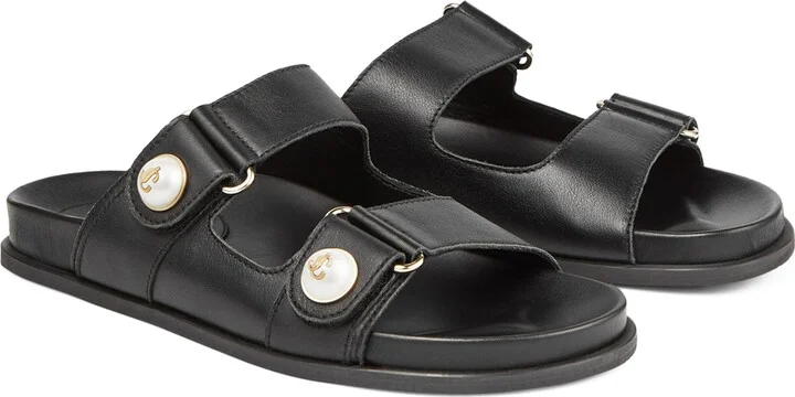 Jimmy Choo Fayence Leather Sandals - Image 3