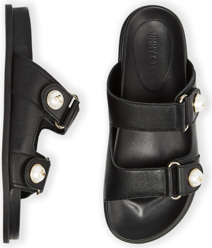 Jimmy Choo Fayence Leather Sandals - Image 4
