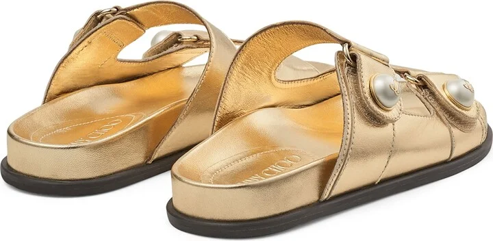 Jimmy Choo Fayence Leather Sandals - Image 2