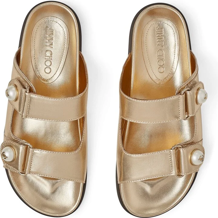 Jimmy Choo Fayence Leather Sandals - Image 3