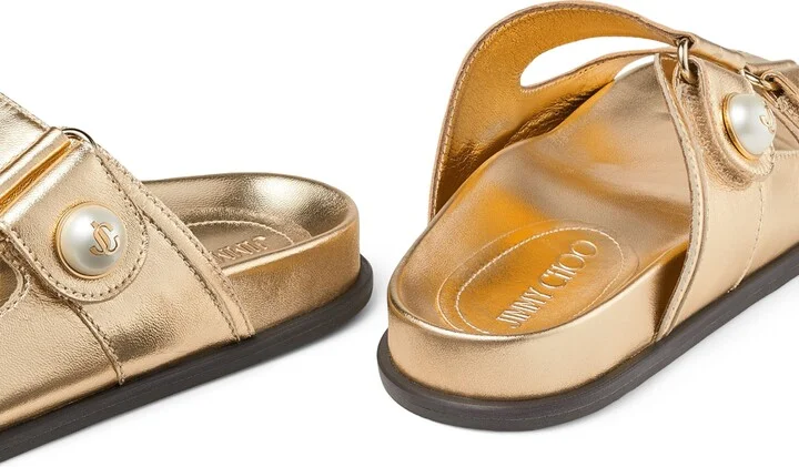 Jimmy Choo Fayence Leather Sandals - Image 5