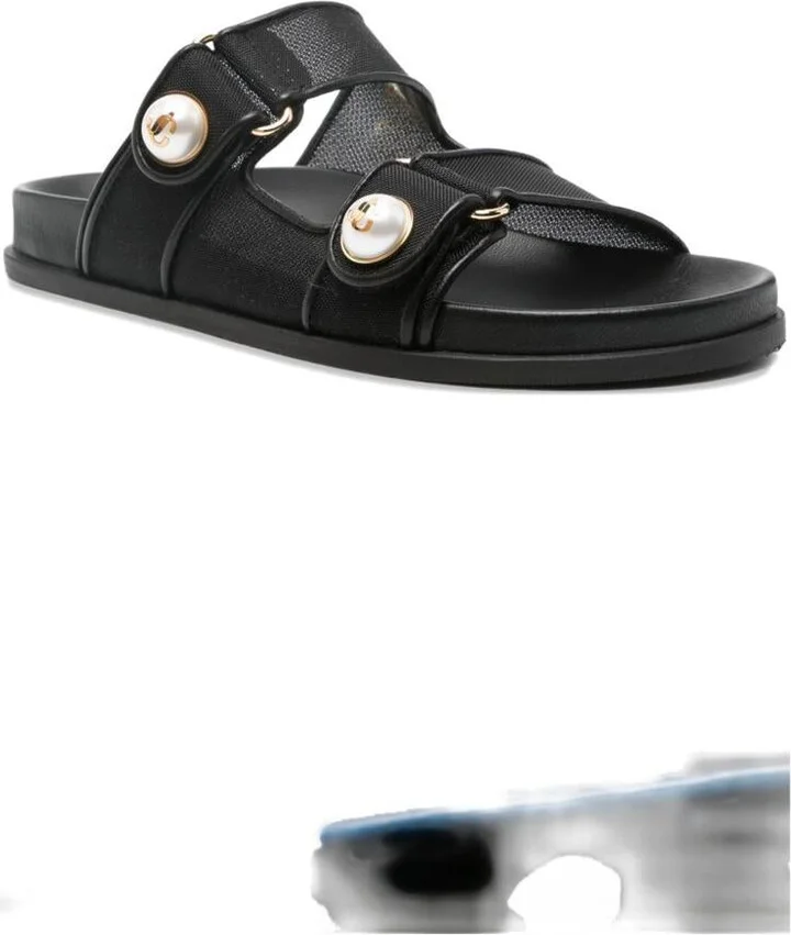 Jimmy Choo Fayence Patent Leather Sandals - Image 2