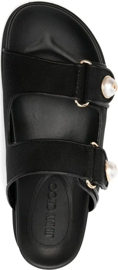 Jimmy Choo Fayence Patent Leather Sandals - Image 4