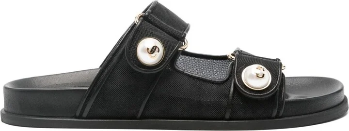 Jimmy Choo Fayence Patent Leather Sandals