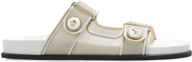Jimmy Choo Fayence Slip-On Slides