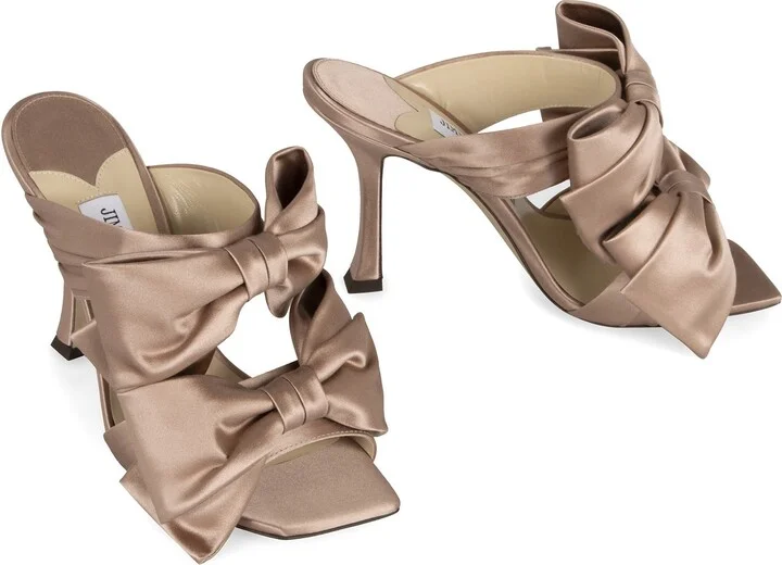 Jimmy Choo Flaca Fabric Mules - Image 3