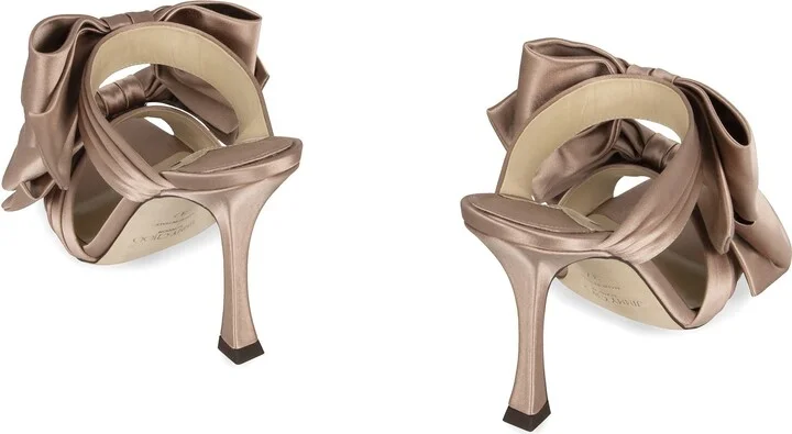 Jimmy Choo Flaca Fabric Mules - Image 4