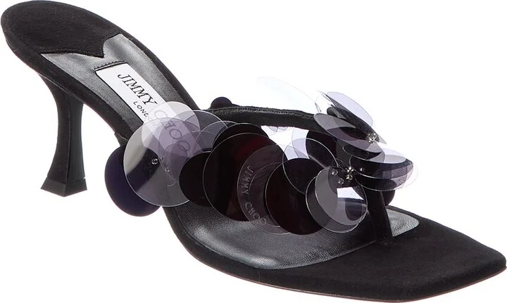 Jimmy Choo Freja 70 Suede Sandal