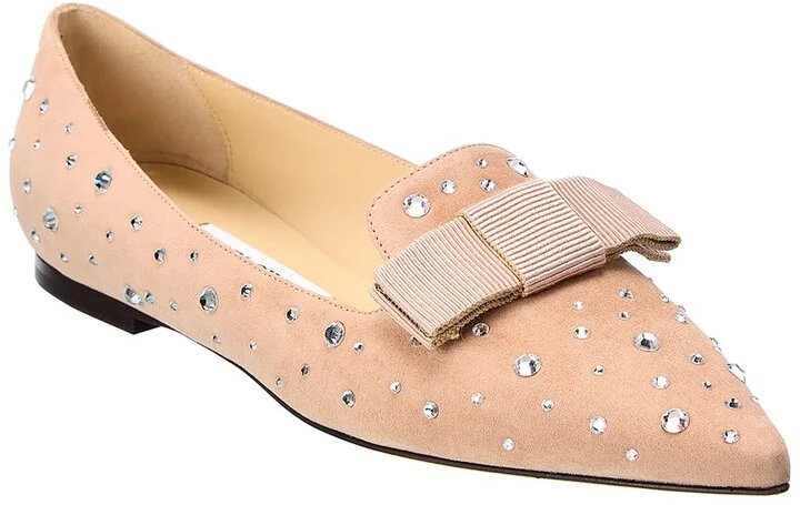 Jimmy Choo Gala Suede Flat