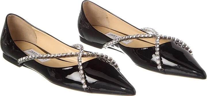 Jimmy Choo Genevi Patent Flat (Authentic Pre-Loved)