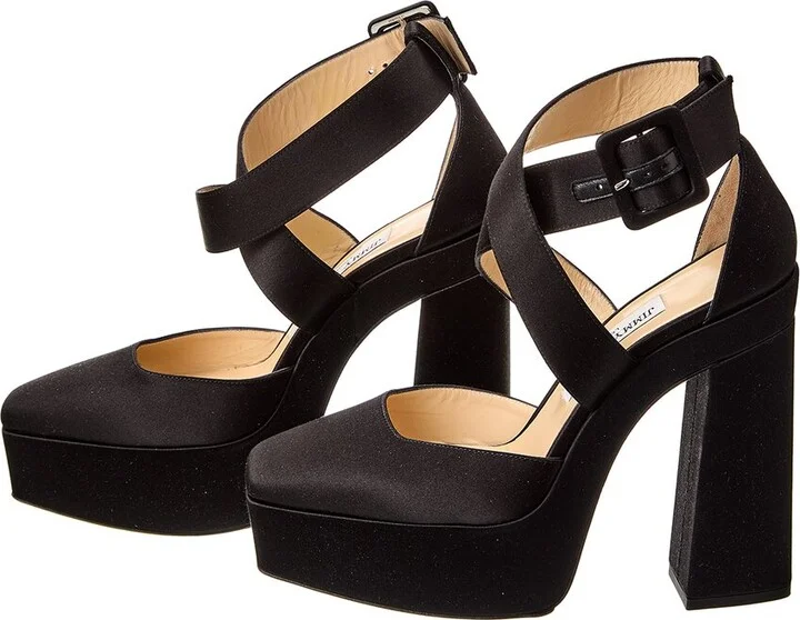 Jimmy Choo Gian 140 Leather Pump (Authentic Pre-Loved) - Image 2