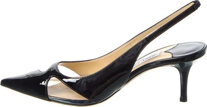 Jimmy Choo Ginnie 65 Leather Slingback Pump - Image 2