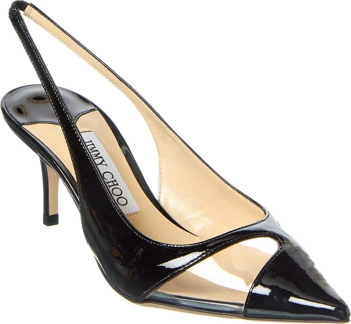 Jimmy Choo Ginnie 65 Leather Slingback Pump