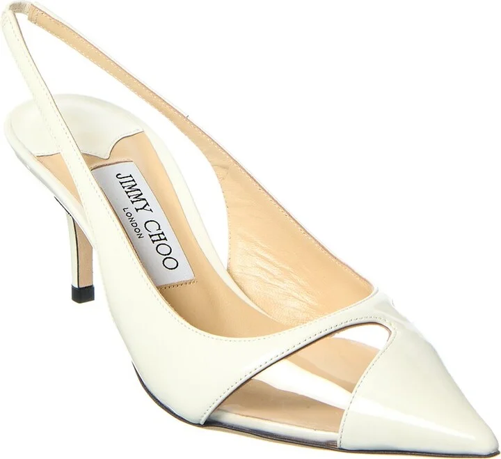 Jimmy Choo Ginnie 65 Leather Slingback Pump