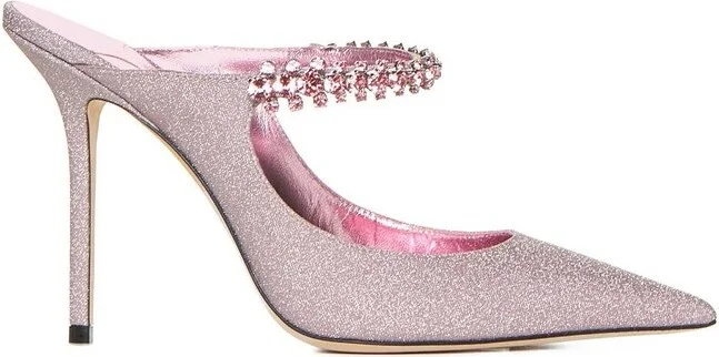 Jimmy Choo Glittery Pointed-Toe Pumps