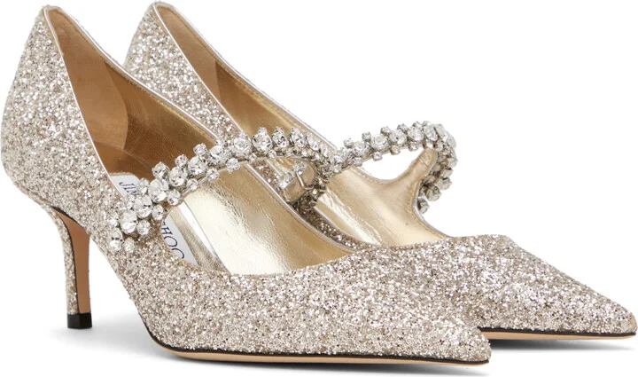 Jimmy Choo Gold Bing Pump 65 Heels - Image 4