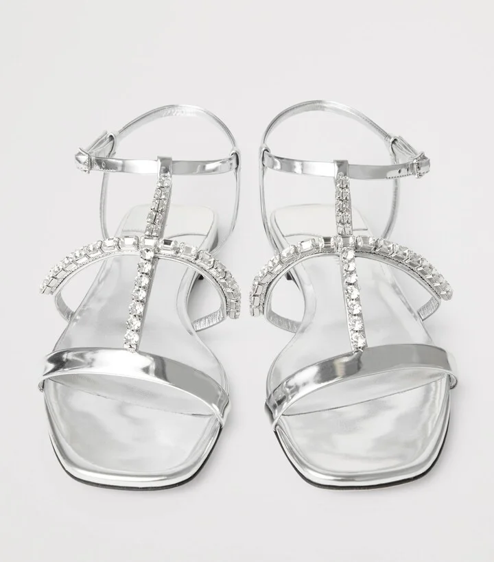 Jimmy Choo Gwyn Flat Leather Sandals - Image 5