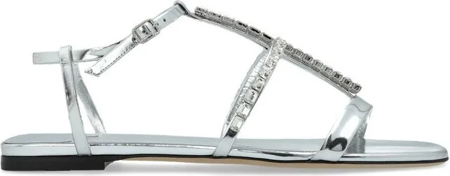 Jimmy Choo Gwyn Square-Toe Sandals