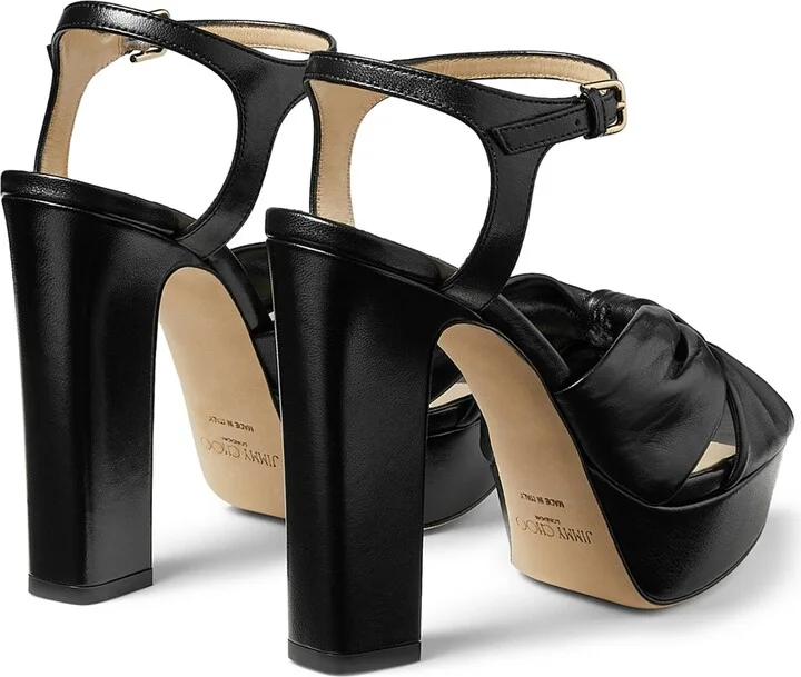 Jimmy Choo Heloise 120 Leather Sandals - Image 3