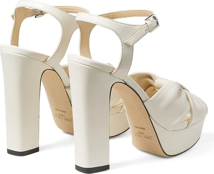 Jimmy Choo Heloise 120 Leather Sandals - Image 2