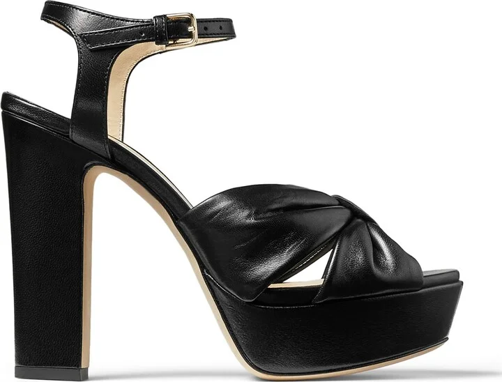 Jimmy Choo Heloise 120 Leather Sandals