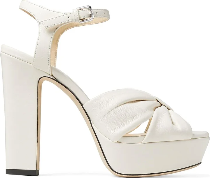 Jimmy Choo Heloise 120 Leather Sandals