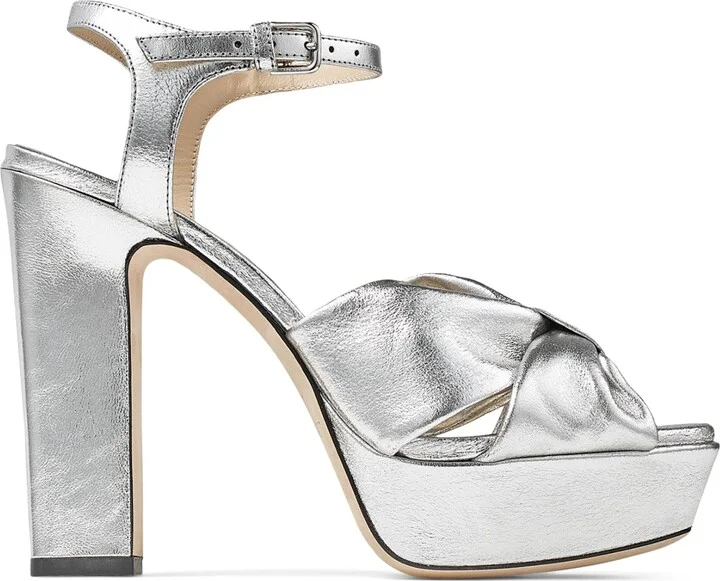 Jimmy Choo Heloise 120 Leather Sandals