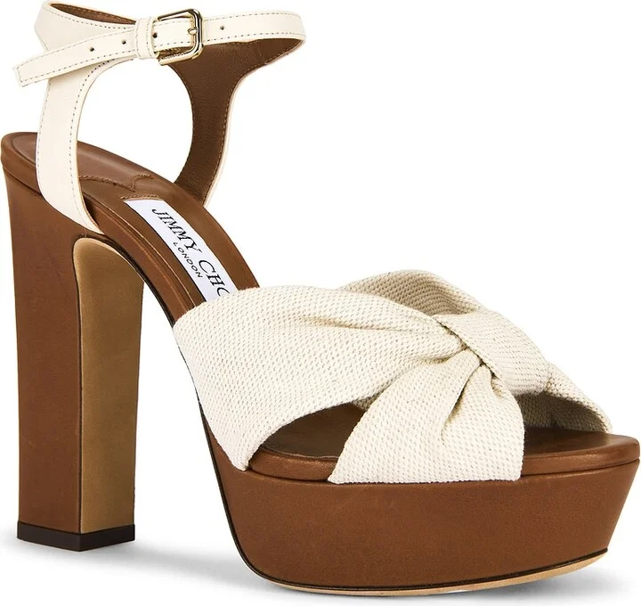Jimmy Choo Heloise 120 Platform in Ivory - Image 2