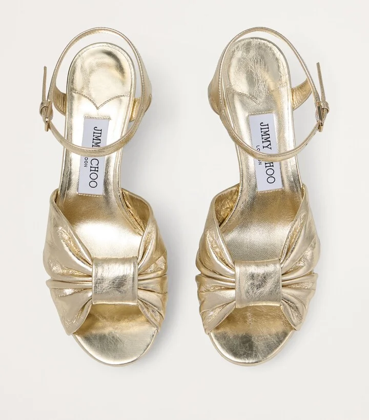 Jimmy Choo Heloise 80 Leather Heeled Sandals - Image 2