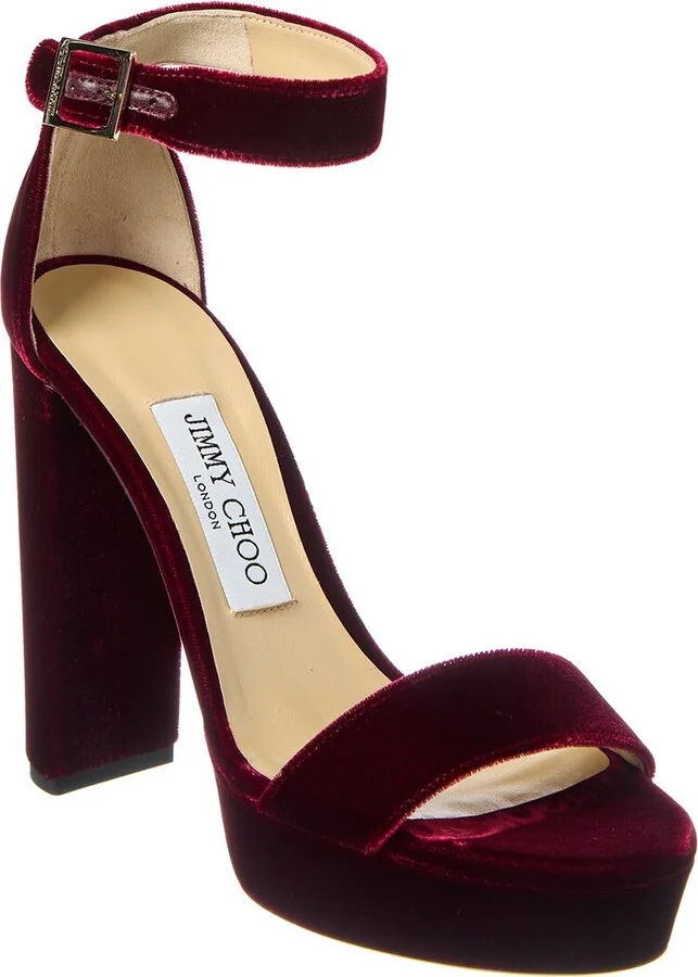 Jimmy Choo Holly 120 Velvet Sandal