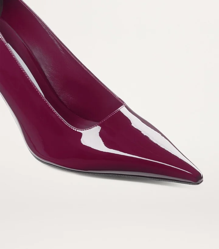 Jimmy Choo Ixia 80 Leather Pumps - Image 6