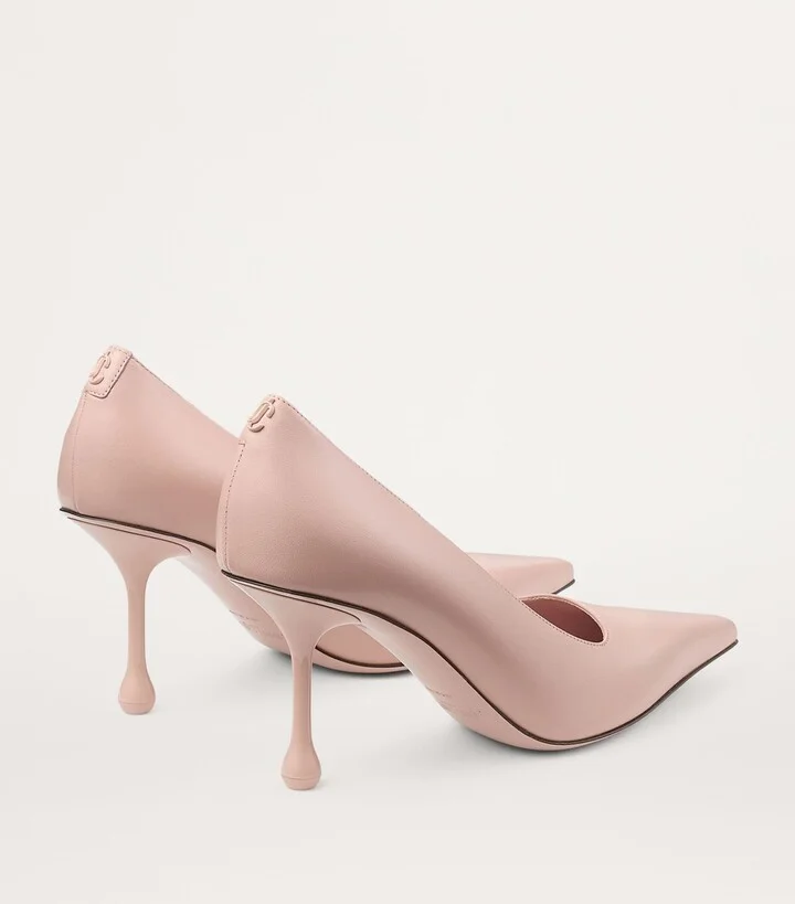 Jimmy Choo Ixia 80 Leather Pumps - Image 2