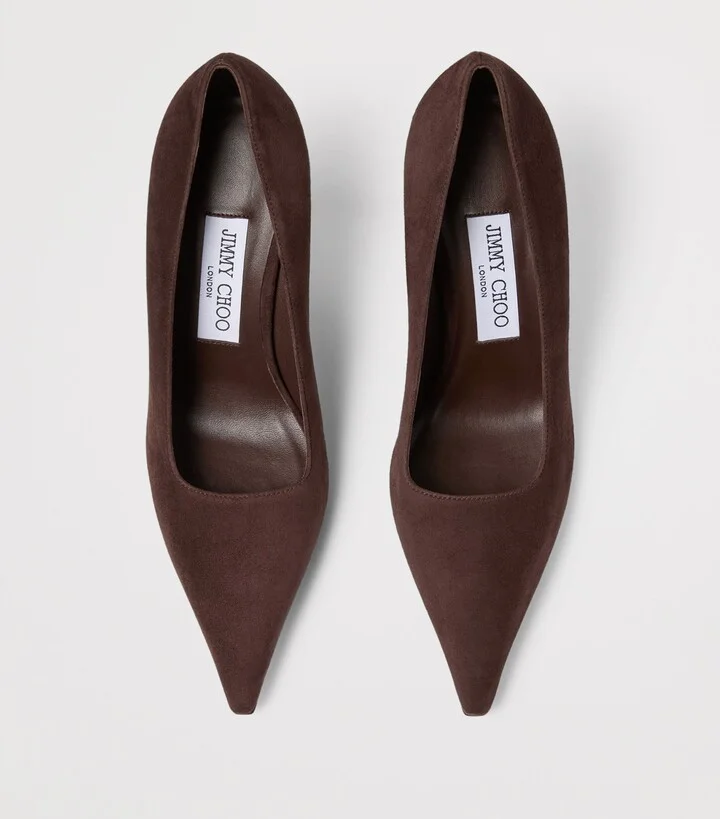 Jimmy Choo Ixia 80 Suede Pumps - Image 2
