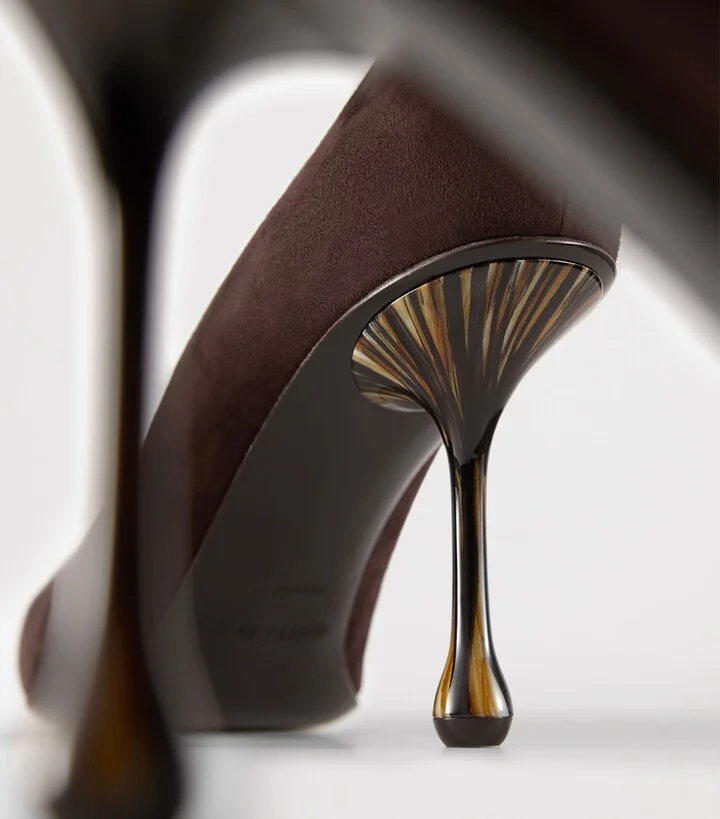 Jimmy Choo Ixia 80 Suede Pumps - Image 3