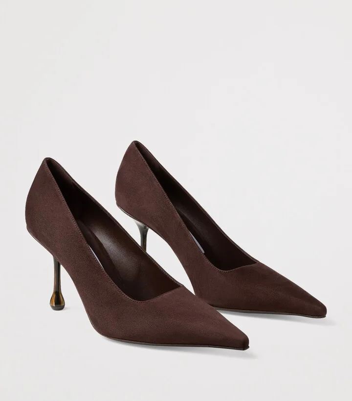 Jimmy Choo Ixia 80 Suede Pumps - Image 5