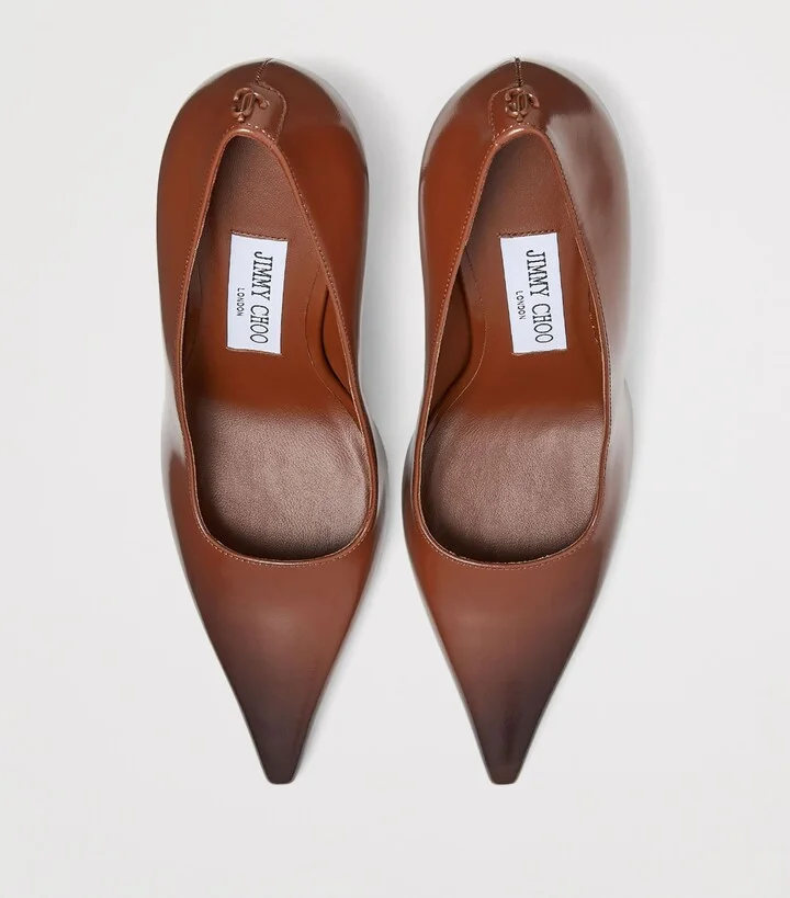 Jimmy Choo Ixia 95 Leather Ombré Pumps - Image 2