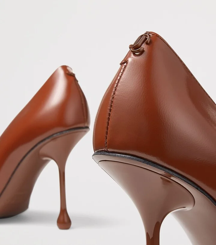 Jimmy Choo Ixia 95 Leather Ombré Pumps - Image 3