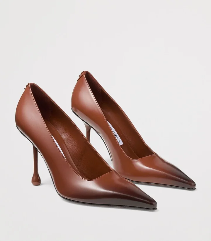 Jimmy Choo Ixia 95 Leather Ombré Pumps - Image 5