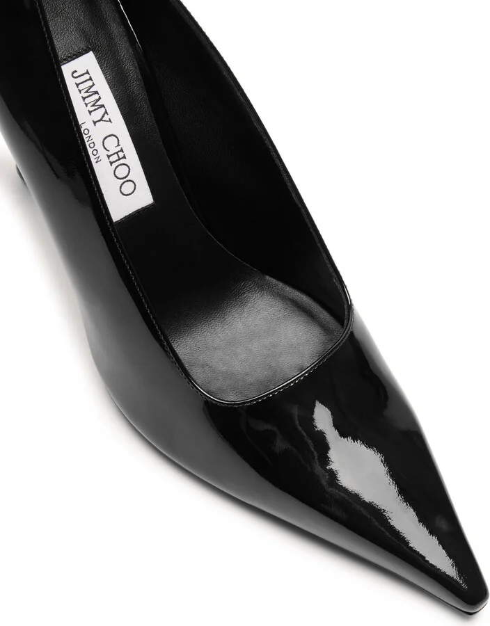 Jimmy Choo Ixia 95 Leather Pumps - Image 4