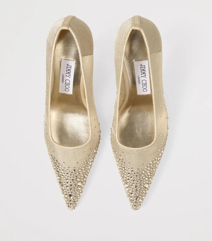 Jimmy Choo Ixia 95 Mesh Pumps - Image 3