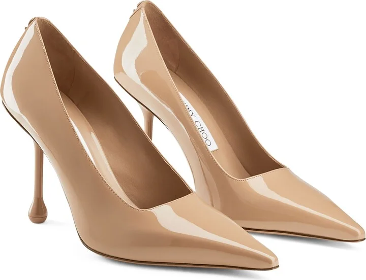 Jimmy Choo Ixia 95 Patent Leather Pumps - Image 4